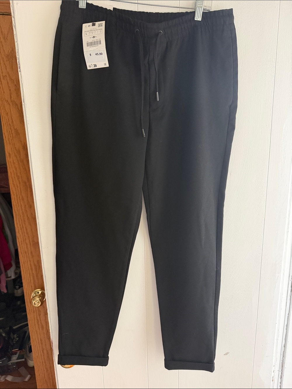 Zara Black Men’s Drawstring Joggers